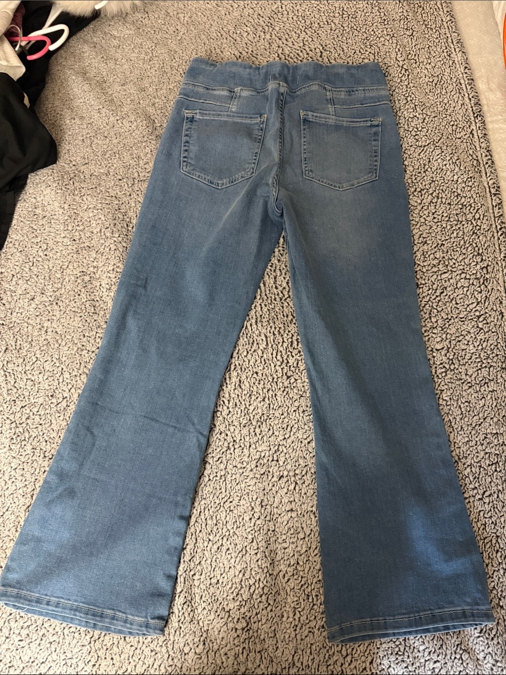 We The Free Light Blue Pull up Flare Jeans